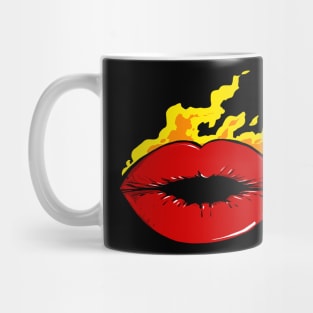 Flaming pair of Lips Mug